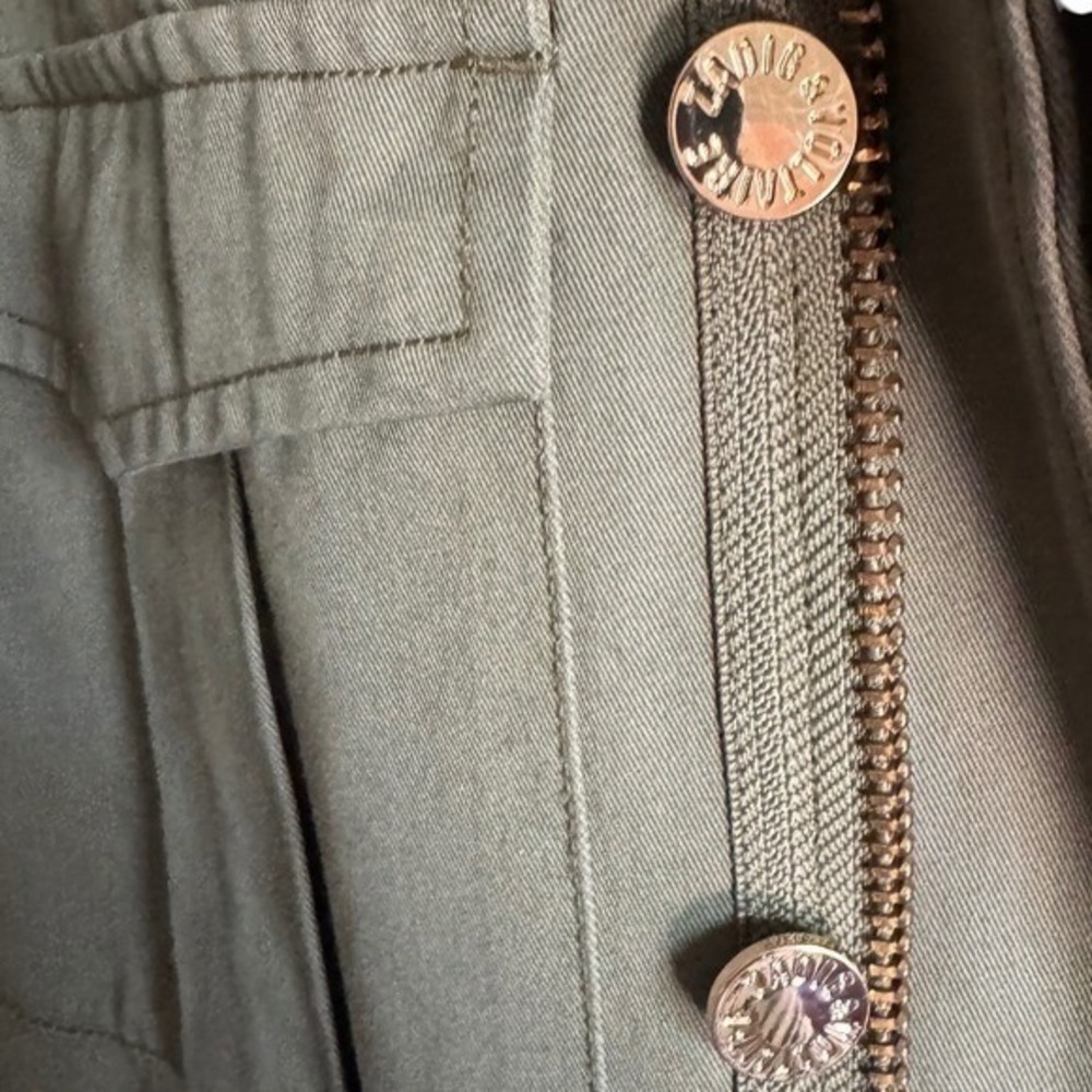Zadig & Voltaire Kayak Mili Gold Skull Military Jacket L - Picture 9 of 10